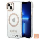 Aizmugurējais vāciņš Guess  Gold || Transparent 