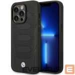 Aizmugurējais vāciņš BMW  Case BMW BMHMP14X22RPSK iPhone 14 Pro Max 6.7" black/black Leather Seats Pattern MagSafe 