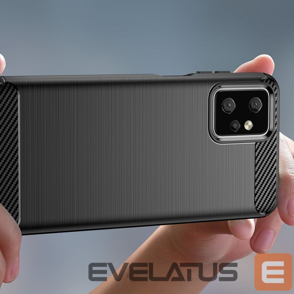 Aizmugurējais vāciņš Hurtel Carbon Case for Motorola Moto G Power 2023 flexible silicone carbon cover black
