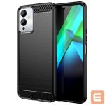 Aizmugurējais vāciņš Hurtel  Carbon Case case for Infinix Note 12i flexible silicone carbon cover black 