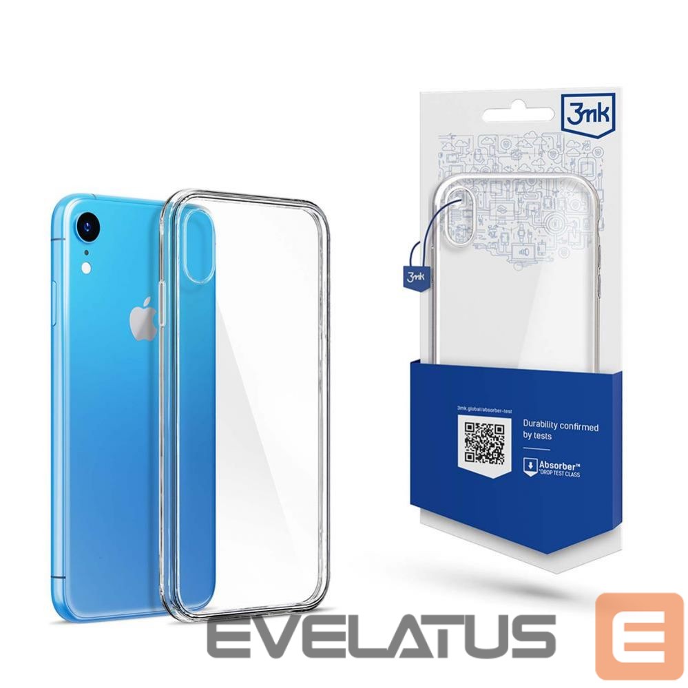 Aizmugurējais vāciņš 3MK 3mk Clear Case for iPhone Xr - transparent