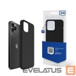 Aizmugurējais vāciņš 3MK - 3mk Silicone Case for iPhone 12 Pro Max - black 