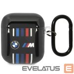 Aizmugurējais vāciņš BMW  BMW BMA222SWTK AirPods 1/2 cover black/black Multiple Colored Lines 