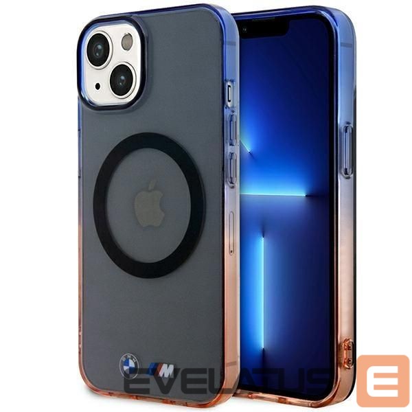 Aizmugurējais vāciņš BMW BMW Gradient Bumper MagSafe case for iPhone 14 Plus - gray