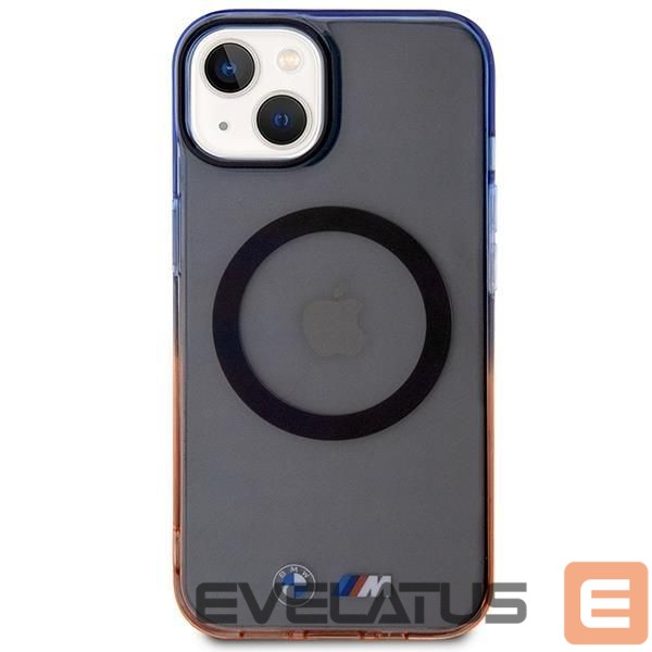 Aizmugurējais vāciņš BMW BMW Gradient Bumper MagSafe case for iPhone 14 Plus - gray