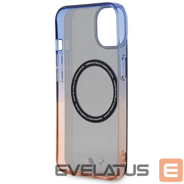 Aizmugurējais vāciņš BMW BMW Gradient Bumper MagSafe case for iPhone 14 Plus - gray
