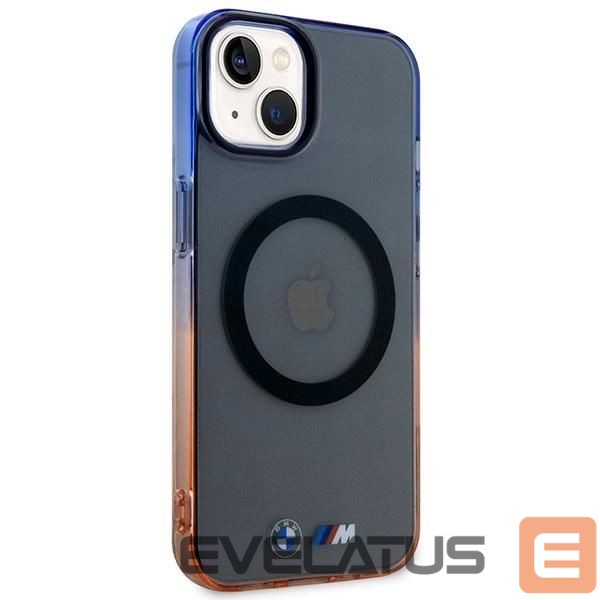 Aizmugurējais vāciņš BMW BMW Gradient Bumper MagSafe case for iPhone 14 Plus - gray