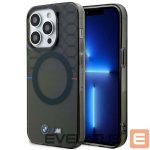 Aizmugurējais vāciņš BMW  Case BMW BMHMP14XHGPK iPhone 14 Pro Max 6.7" grey/grey hardcase Pattern MagSafe 