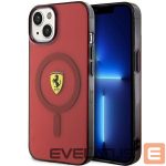 Aizmugurējais vāciņš Ferrari  Ferrari FEHMP14SURKR iPhone 14 6.1" red/red hardcase Translucent Magsafe