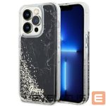 Aizmugurējais vāciņš Guess  Guess GUHCP14LLCSGSGK iPhone 14 Pro 6.1" black/black hardcase Liquid Glitter Marble