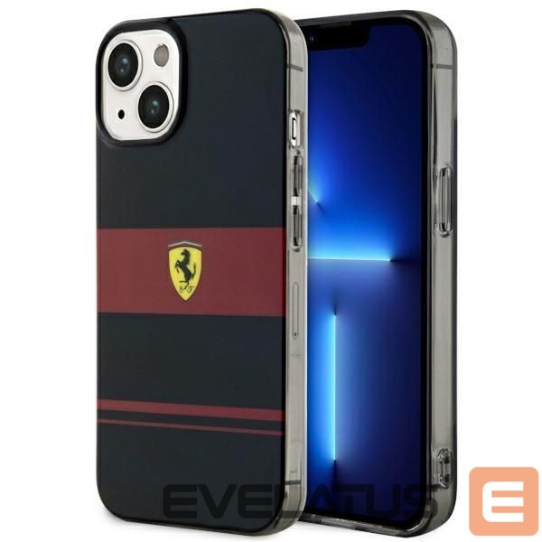 Aizmugurējais vāciņš Ferrari Ferrari FEHMP14SUCOK iPhone 14 6.1" black/black hardcase IMD Combi Magsafe