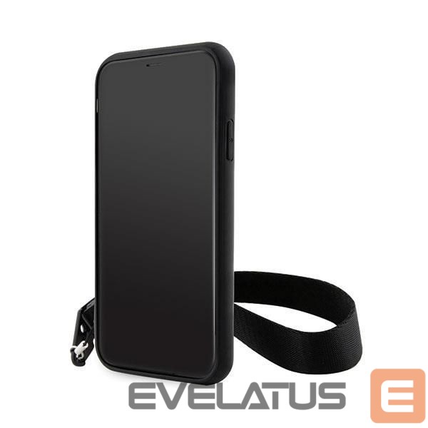 Aizmugurējais vāciņš Karl Lagerfeld Karl Lagerfeld KLHCN61SAKLMBSK iPhone 11 / Xr 6.1" black/black hardcase Monogram Losange Saffiano