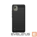Aizmugurējais vāciņš Hurtel  Carbon Case silicone case for Nokia C110 - black 