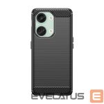 Aizmugurējais vāciņš Hurtel - Carbon Case silicone case for OnePlus Ace 2V/OnePlus Nord 3 - black 