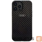 Aizmugurējais vāciņš Audi  Audi Carbon Fiber iPhone 13 Pro Max 6.7" black/black hardcase AU-TPUPCIP13PM-R8/D2-BK