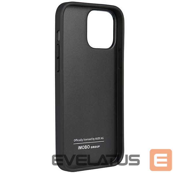 Aizmugurējais vāciņš Audi Audi Genuine Leather iPhone 13 Pro Max 6.7" black/black hardcase AU-TPUPPCIP13PM-Q8/D1-BK