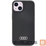 Aizmugurējais vāciņš Audi  Audi Silicone Case iPhone 14 6.1" black/black hardcase AU-LSRIP14-Q3/D1-BK