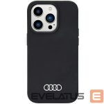 Aizmugurējais vāciņš Audi  Audi Silicone Case iPhone 14 Pro Max 6.7" black/black hardcase AU-LSRIP14PM-Q3/D1-BK