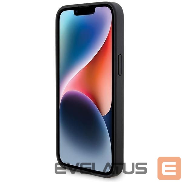 Aizmugurējais vāciņš BMW BMW Leather Carbon case for iPhone 15 Pro Max - black