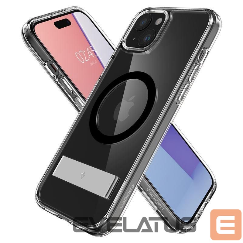 Aizmugurējais vāciņš Spigen Transparent || Black
