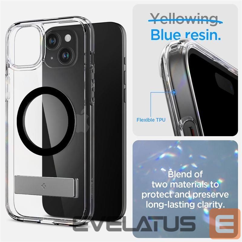 Aizmugurējais vāciņš Spigen Transparent || Black