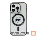 Aizmugurējais vāciņš Karl Lagerfeld  Karl Lagerfeld KLHMP15MHCHNOTK iPhone 15 Plus 6.7" transparent hardcase IML Choupette`s Head MagSafe 