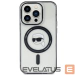 Aizmugurējais vāciņš Karl Lagerfeld  Karl Lagerfeld KLHMP15MHKHNOTK iPhone 15 Plus 6.7" transparent hardcase IML Karl`s Head MagSafe 