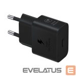 Adapteris Samsung  Samsung EP-T2510NBEGEU 25W SFC USB-C GaN wall charger - black 
