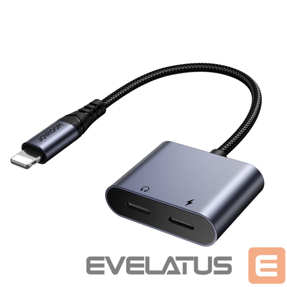 Adapteris Joyroom Joyroom SY-L02 Lightning to 2x Lightning DAC adapter 2in1 - black