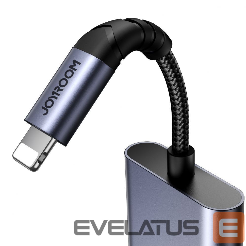 Adapteris Joyroom Joyroom SY-L02 Lightning to 2x Lightning DAC adapter 2in1 - black