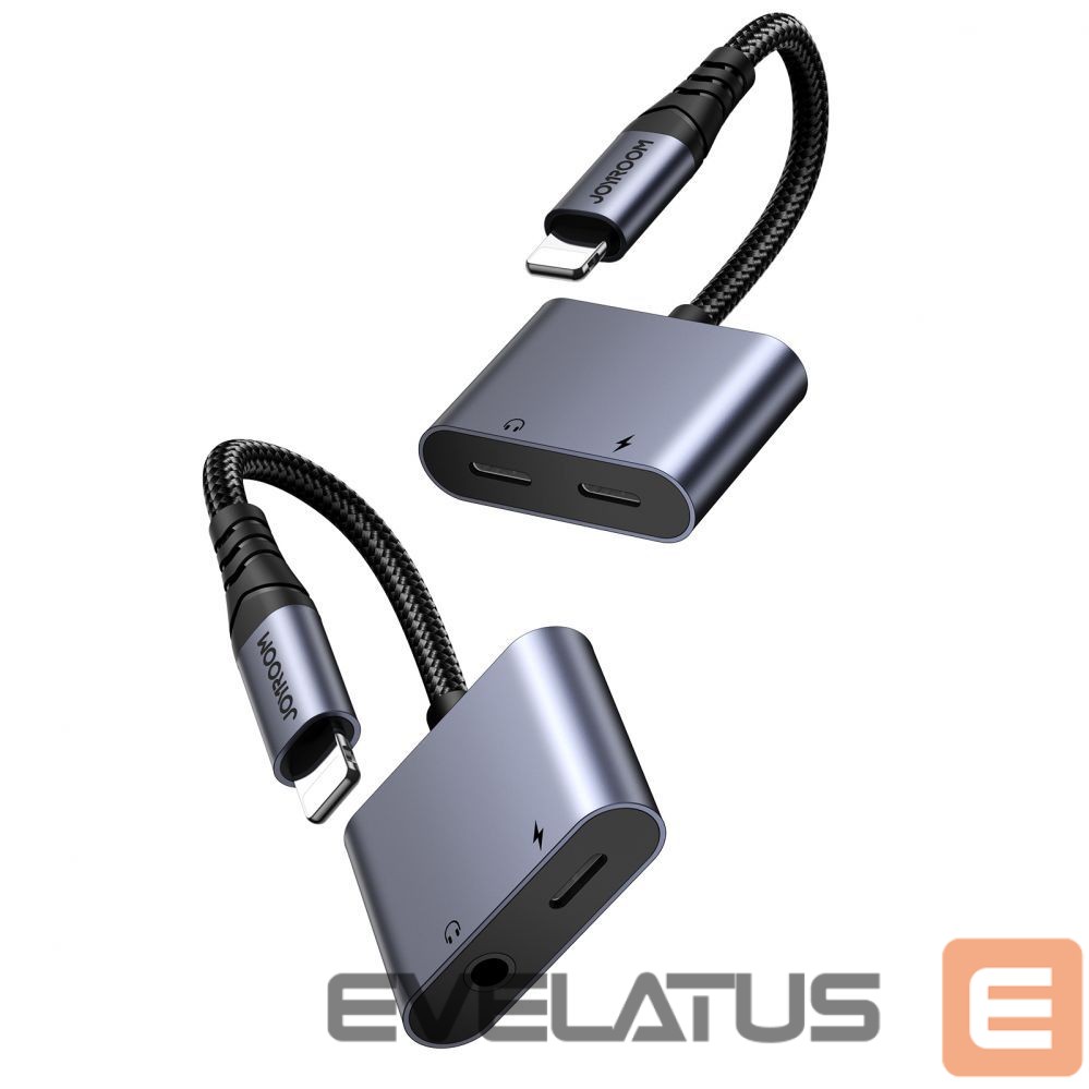 Adapteris Joyroom Joyroom SY-L02 Lightning to 2x Lightning DAC adapter 2in1 - black