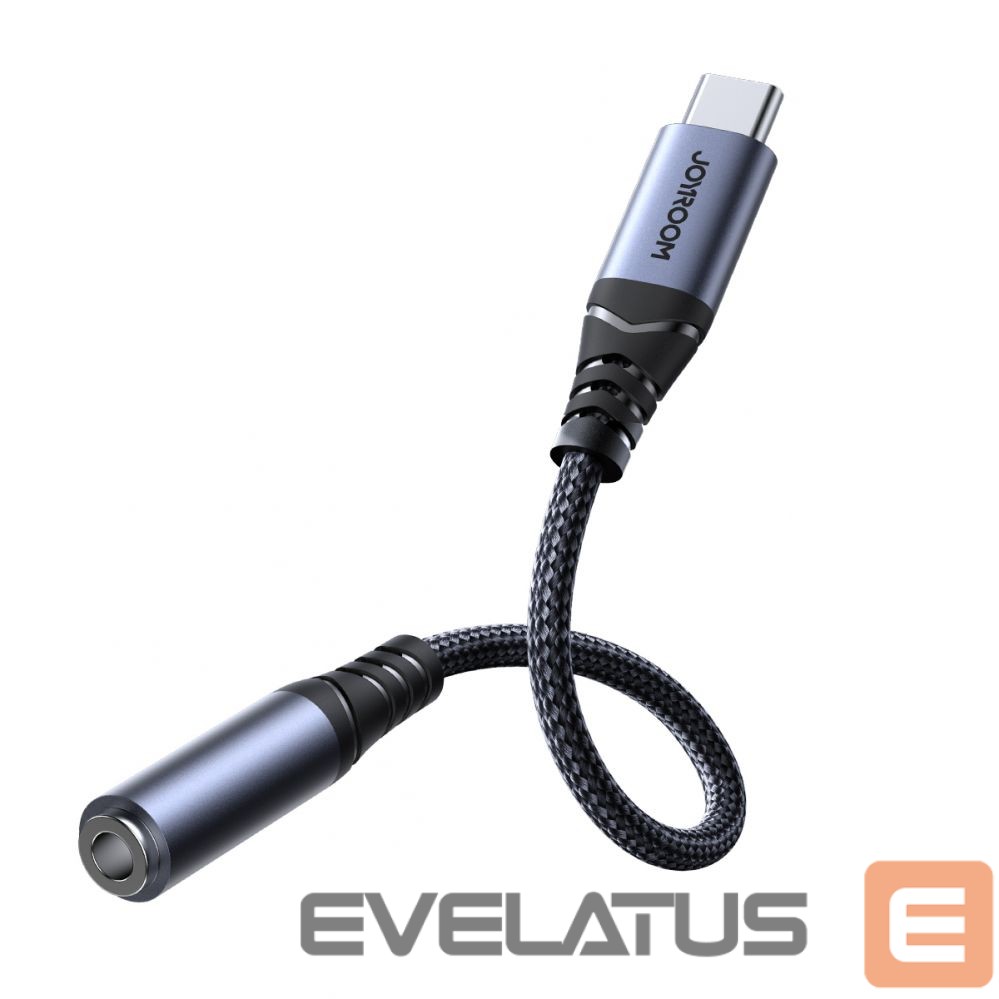 Adapteris Joyroom Joyroom SY-C01 USB-C DAC adapter to 3.5 mm mini jack - black