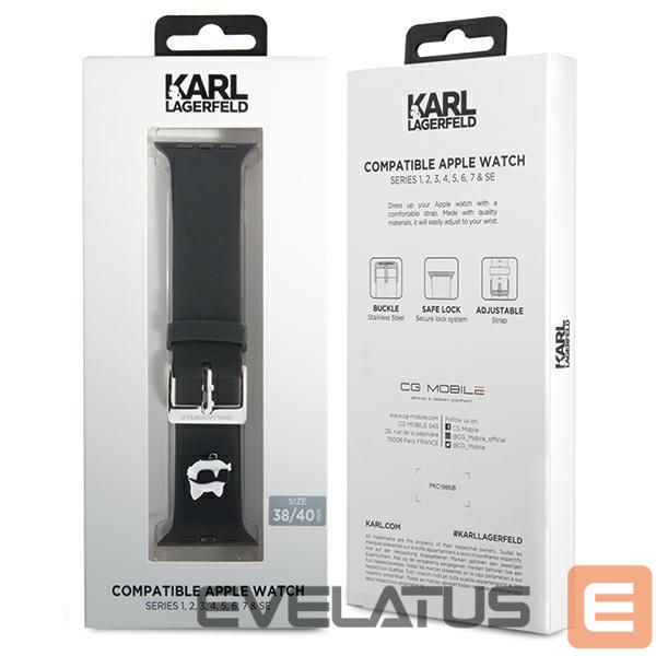 Aizmugurējais vāciņš Karl Lagerfeld Black