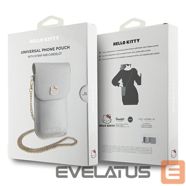 Aizmugurējais vāciņš Hello Kitty Silver