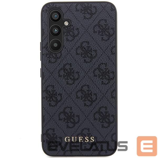 Aizmugurējais vāciņš Guess Guess GUHCS23FEG4GFGR S23 FE S711 gray/gray hardcase 4G Metal Gold Logo