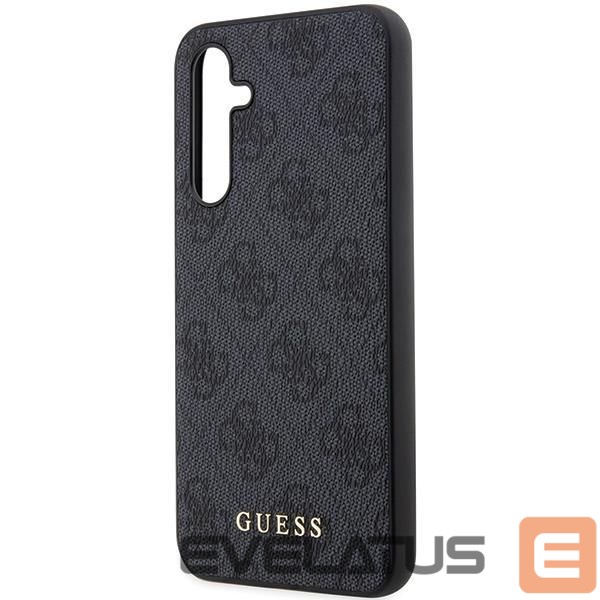 Aizmugurējais vāciņš Guess Guess GUHCS23FEG4GFGR S23 FE S711 gray/gray hardcase 4G Metal Gold Logo
