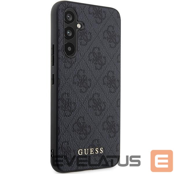 Aizmugurējais vāciņš Guess Guess GUHCS23FEG4GFGR S23 FE S711 gray/gray hardcase 4G Metal Gold Logo