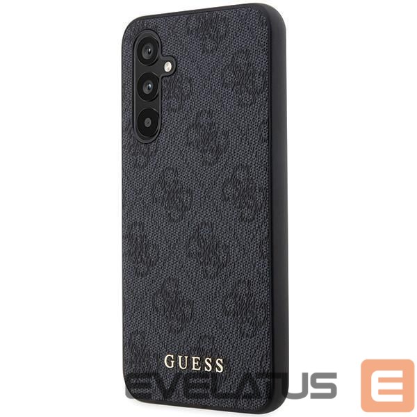 Aizmugurējais vāciņš Guess Guess GUHCS23FEG4GFGR S23 FE S711 gray/gray hardcase 4G Metal Gold Logo
