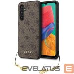 Aizmugurējais vāciņš Guess  Guess GUHCS23FEGF4GBR S23 FE S711 brown/brown hardcase 4G Charms Collection 