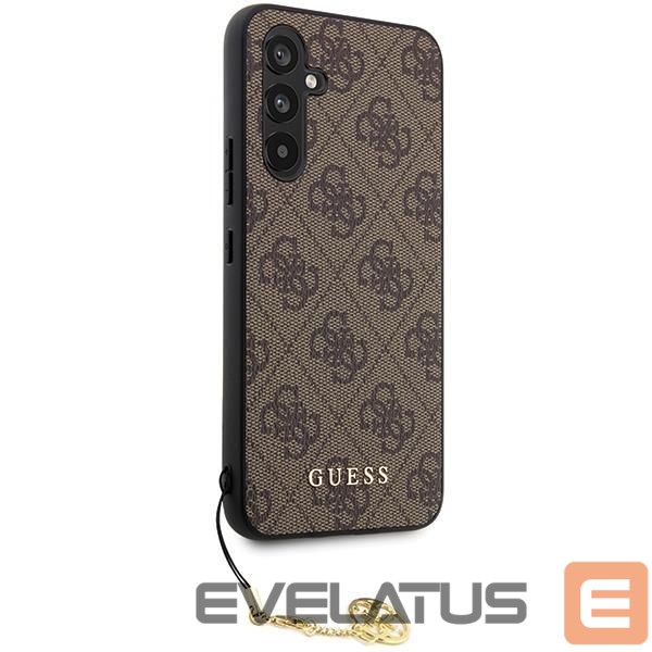 Aizmugurējais vāciņš Guess Guess GUHCS23FEGF4GBR S23 FE S711 brown/brown hardcase 4G Charms Collection
