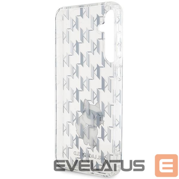 Aizmugurējais vāciņš Karl Lagerfeld Karl Lagerfeld KLHCS23FEHNCMKLT S23 FE S711 transparent hardcase Monogram Choupette