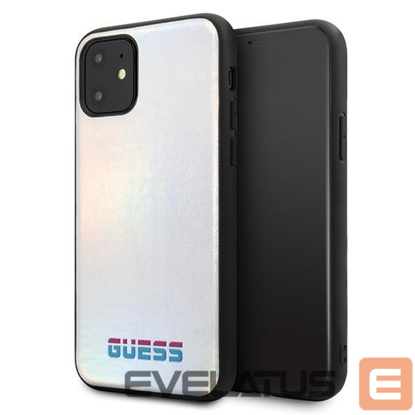 Aizmugurējais vāciņš Guess Guess GUHCN65BLD iPhone 11 Pro Max silver/silver hard case Iridescent