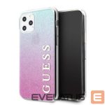 Aizmugurējais vāciņš Guess  Guess GUHCN58PCUGLPBL iPhone 11 Pro rose blue/pink blue hard case Glitter Gradient