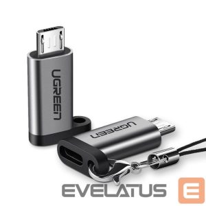 Parveidotājs Ugreen  Ugreen adapter USB Type C to micro USB adapter gray (50590) Grey