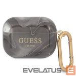 Aizmugurējais vāciņš Guess  Guess GUAPUNMK AirPods Pro cover black/black Marble Collection
