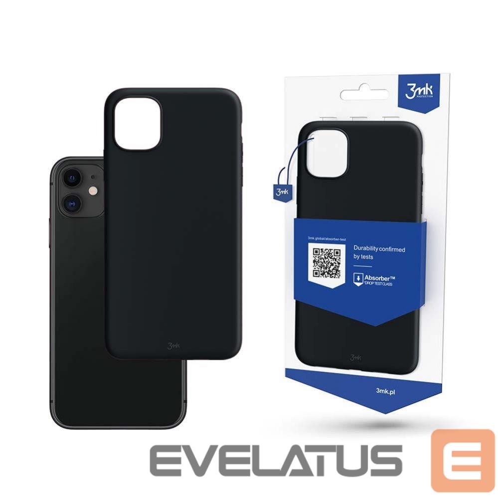 Aizmugurējais vāciņš 3MK Apple iPhone 11 - 3mk Matt Case black