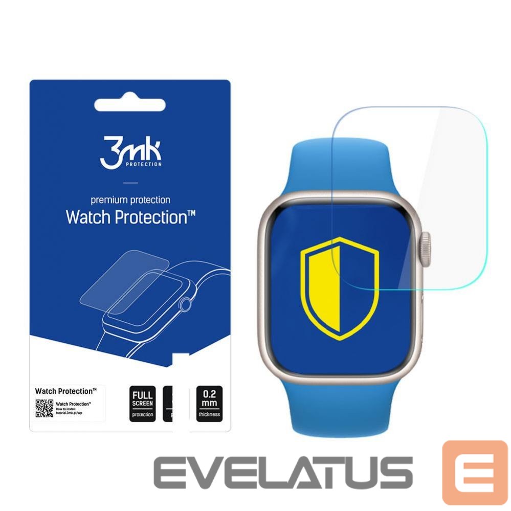 Aizsargstikls 3MK Apple Watch 7 41mm - 3mk Watch Protection v. ARC+