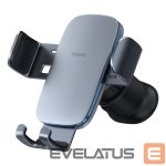 Auto turētājs Baseus  Baseus Metal Age II gravitational car phone holder for ventilation grille dark gray (SUJS000013) 