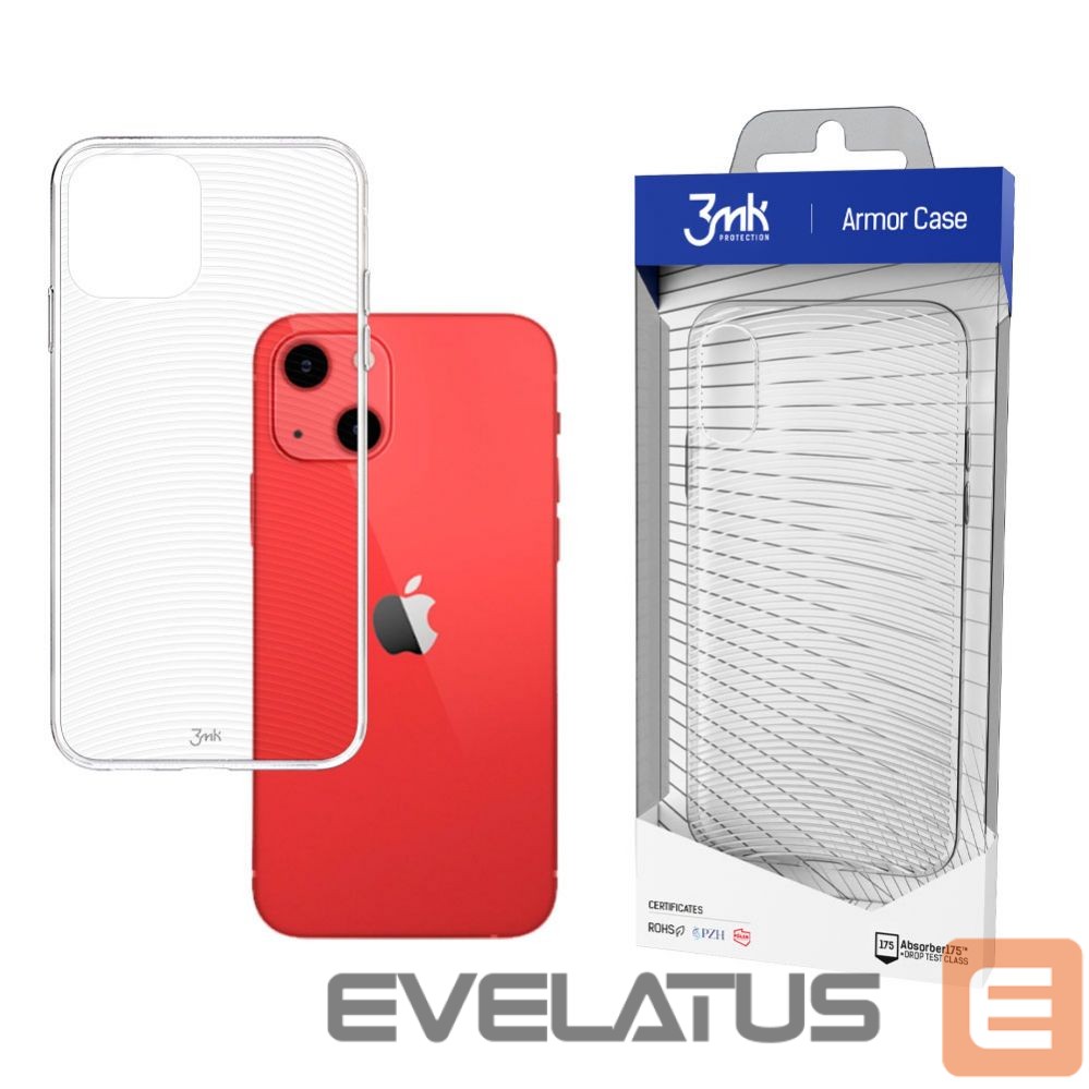Aizmugurējais vāciņš 3MK Case for iPhone 13 from the 3mk Armor Case series - transparent