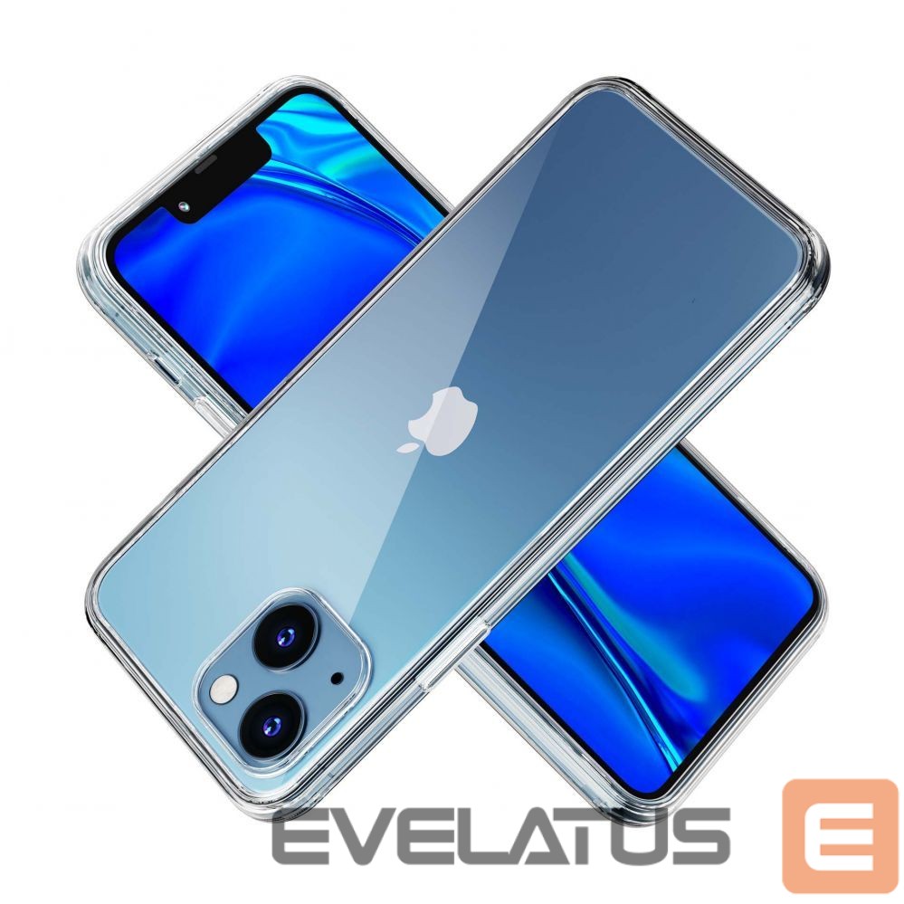 Aizmugurējais vāciņš 3MK Case for iPhone 13 silicone from the 3mk Clear Case series - transparent